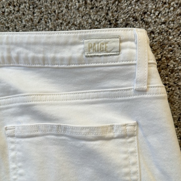 PAIGE Cindy Crop white Stretch Jeans, Size 31 Petite, Like New Condition - Picture 12 of 12